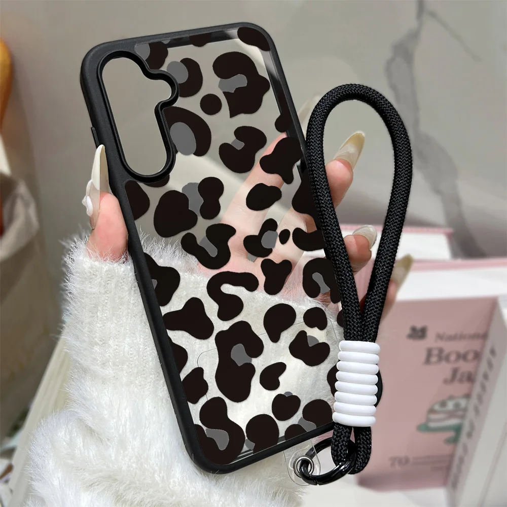 Leopard Print Matte Hard Shockproof Phone Case