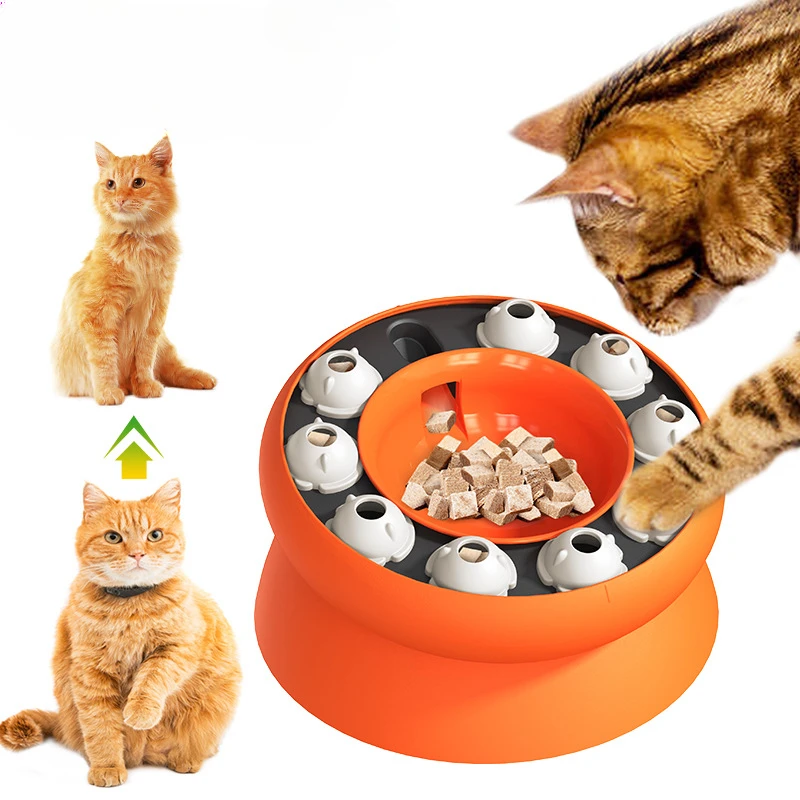 

Dog Toys Puzzle Slow Feeder Interactive Increase Puppy IQ Food Dispenser Slowly Eating NonSlip Bowl Pet Cat Dogs Training Game