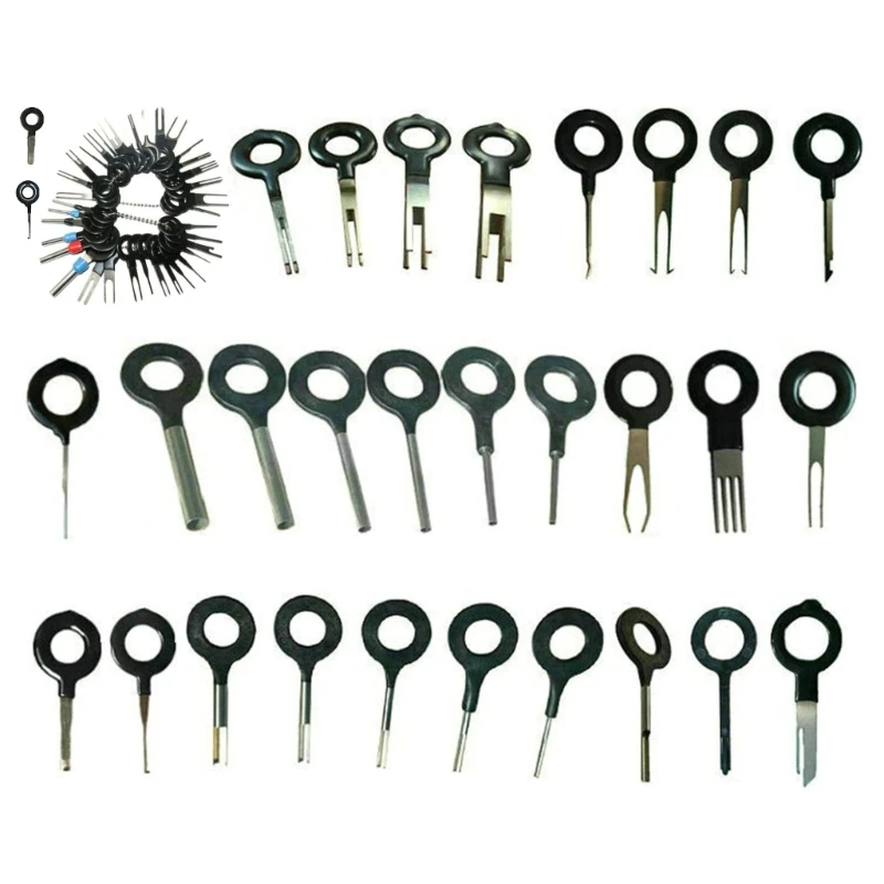 Car Terminal Removal Tool Electrical Wiring Crimp Connector Pin Extractor Kit Bilar Terminal Reparation Terminaler Borttagningsverktyg