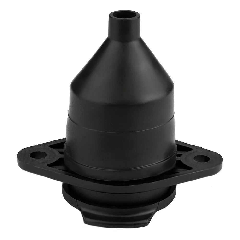 Connector ​ 7 Pin Trailer 24V 7 Pin Trailer Black Connector Adapter Plastic Brass Truck For Europe Car Semi