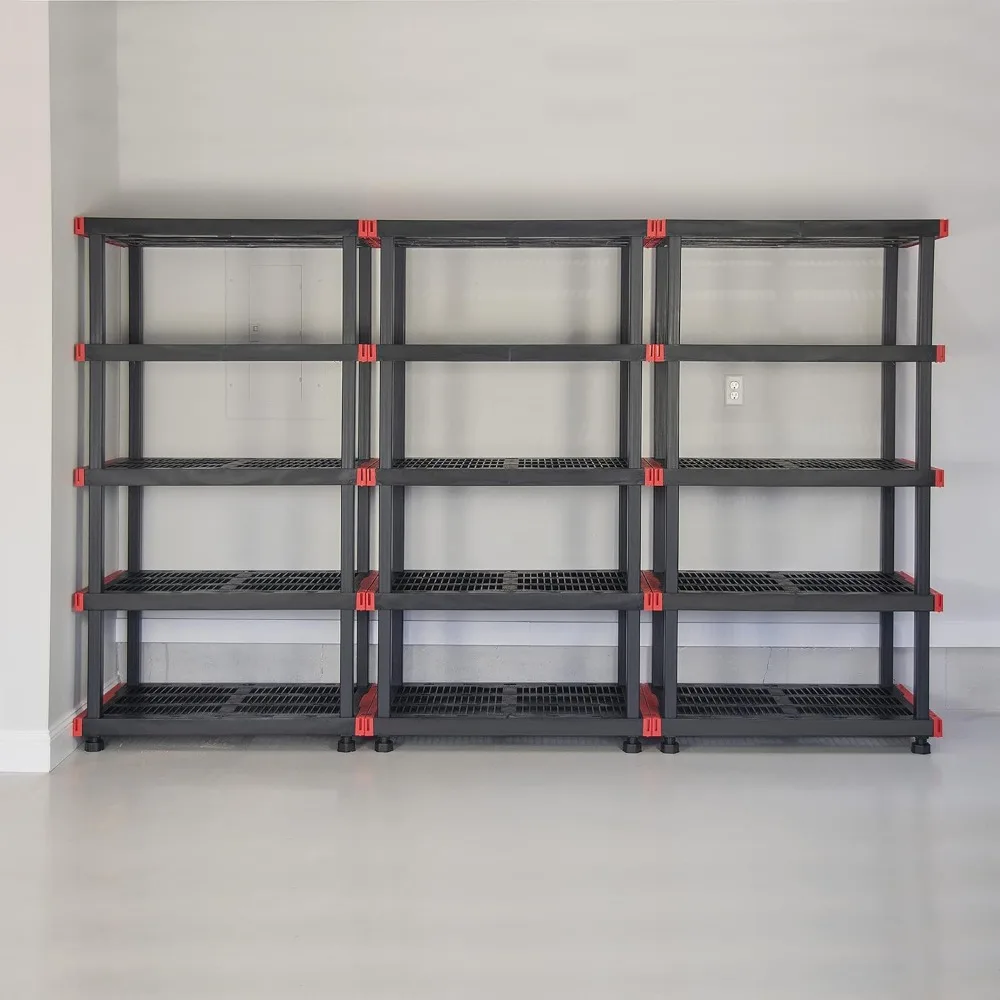 CX CRAFTSMAN, 5-Tier Highly Durable Storage Rack, 200lbs/shelf, (72.3&rdquo;H x 40&rdquo;W x 24&rdquo;D), Interlocking Shelving Unit