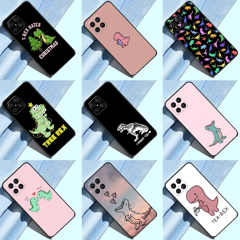 Animal Dinosaur Fun Dino Per Huawei Honor 50 X9 X8 X7 Magic4 Pro P50 P20 P40 P30 Lite P Smart Z 2021 Nova 5T Case
