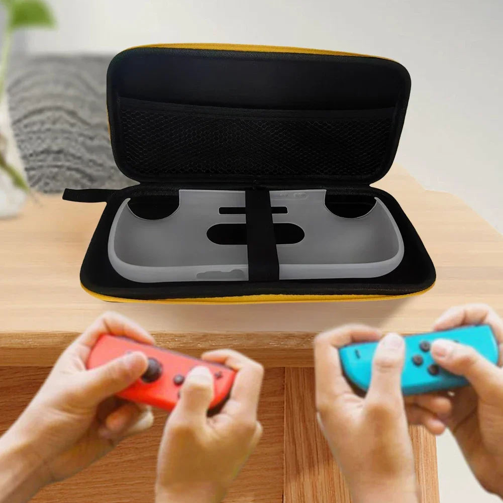 Black Oxford Cloth Shockproof Travel Case for Handheld Game Consoles