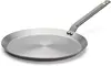 Buyer MINERAL B Carbon Steel Crepe & Tortilla Pan - 12” - Ideal for Making & Reheating Crepes, Tortillas & Pancakes - Natural 1