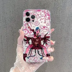 Graffiti Arcane Jinx Phone Case - Stylish Protective Cover - iPhone 14 (Z1)