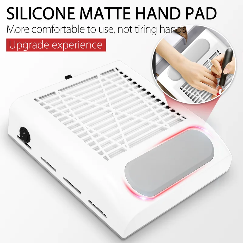 New Extractor Fan For Manicure Vacuum Cleaner For Nails Dust Extractor Strong Suction Aspirator With Filter Nail Dust Collector