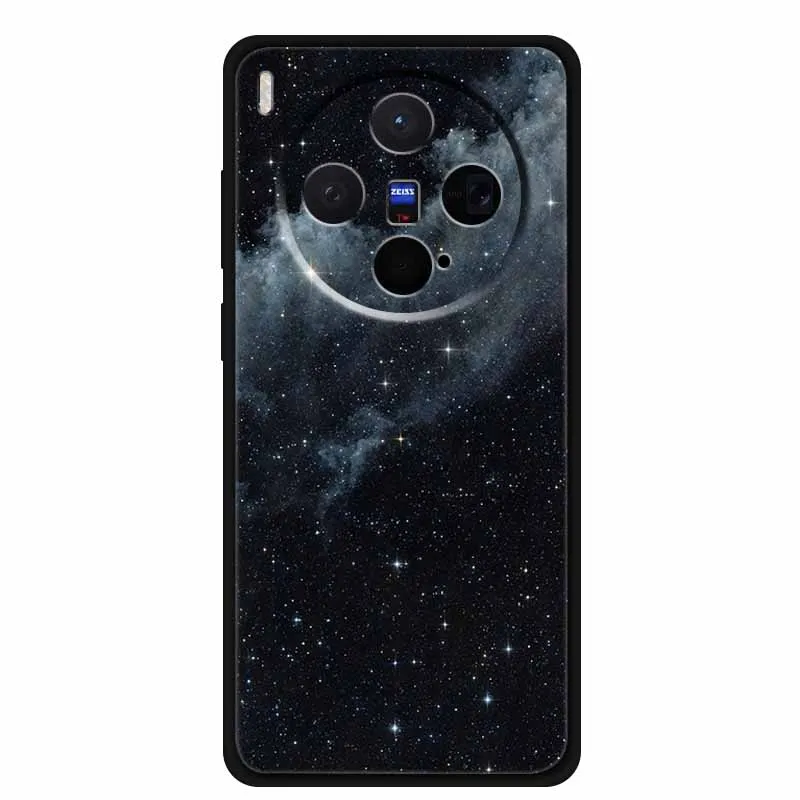 Black TPU Soft Silicone Phone Case  - Fashionable Anime Design with Protective Bumper
