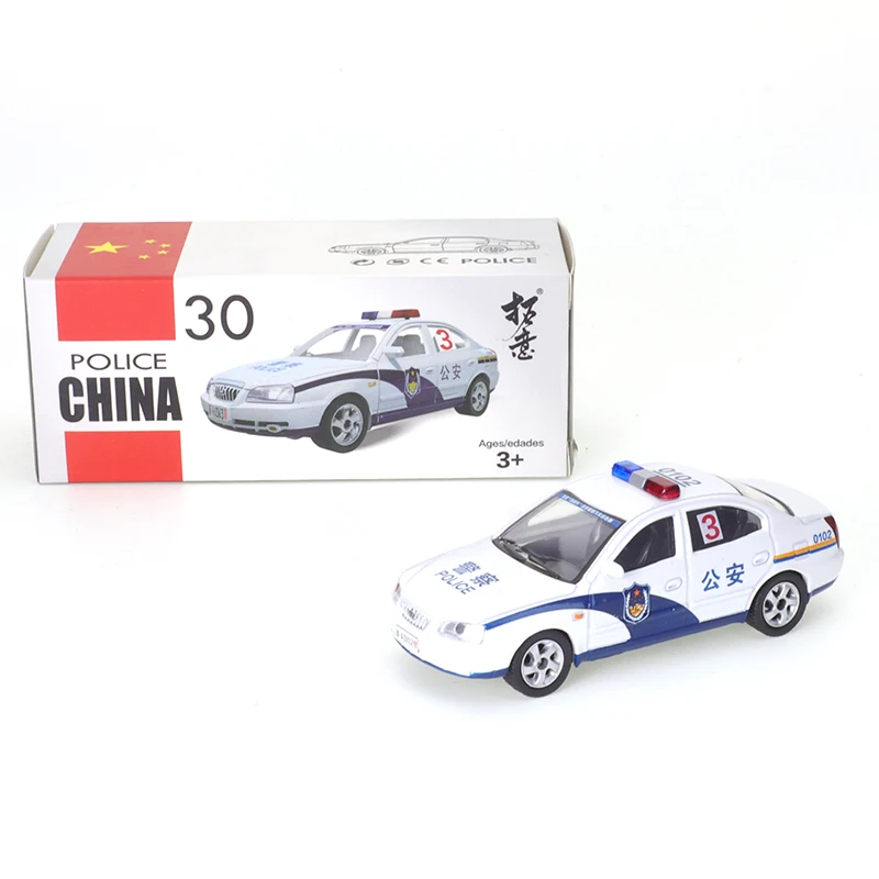 

XCARTOYS Miniature Die Cast Alloy Car Model Beijing Hyundai Elantra Public Security Alloy Collection Car Model Toys Ornaments