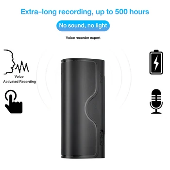 500 Hour Digital Audio Recorder Professional Micro Flash Drive Recorder 32GB 64GB MP3 Player For Recording Lecture Sessions 4