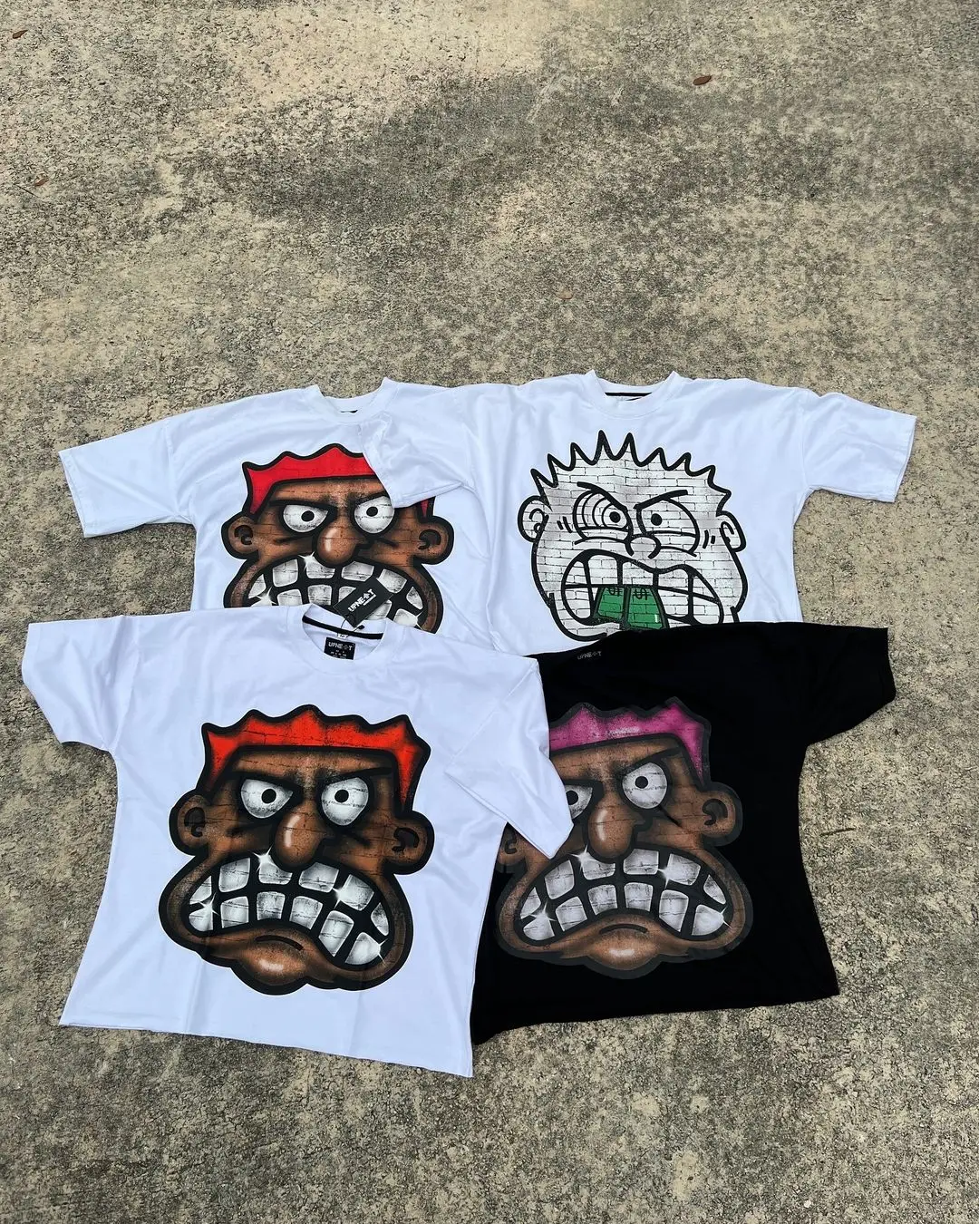 American High Street Men Pattern Printed T-shirt Harajuku Y2k Retro Short Sleeve Men and Women Hip Hop Casual Loose Top men women t shirt