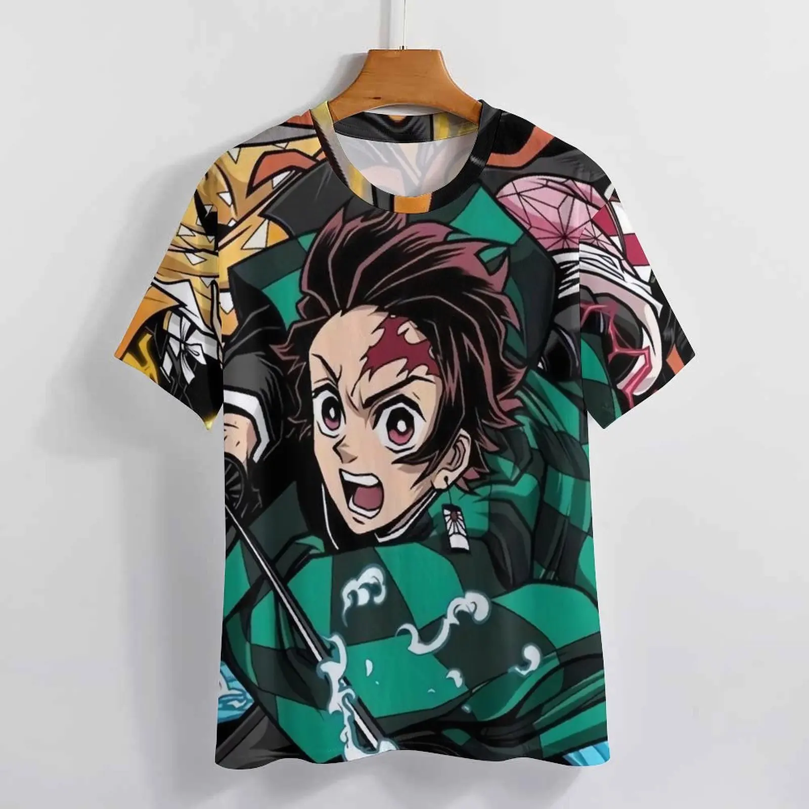 Demon Slayer Anime Mens Short Sleeve Graphic Shirt : Target