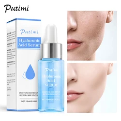 PUTIMI Hyaluronic Acid Face Serum Lifting Firming Collagen Essence Remove Wrinkle Anti Aging Fade Fine Lines Repair Tighten Skin