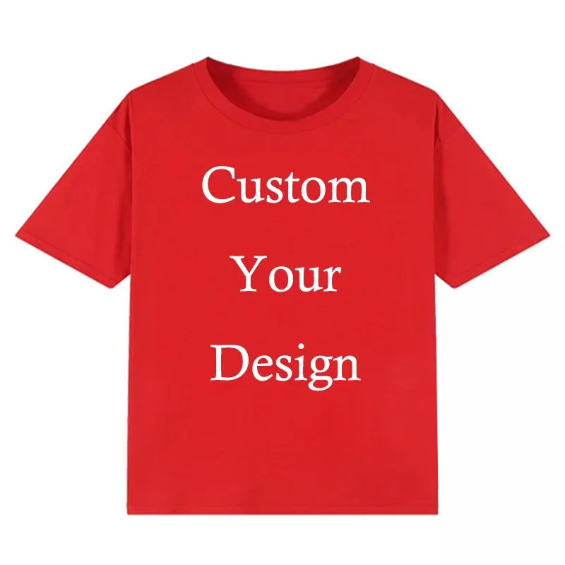 قمصان أطفال ملونة مخصصة، قمصان أطفال مطبوعة بتصميمك الخاص، ملابس للأولاد والبنات، اتصل بالبائع أولاً.