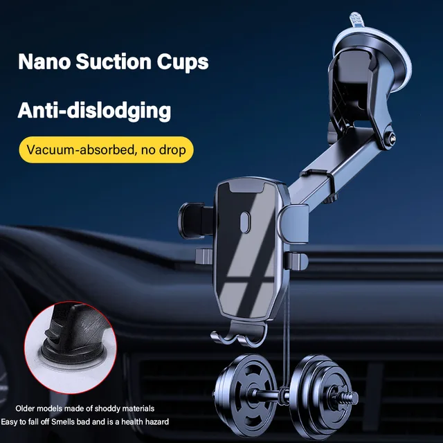secure and stable car phone holder
