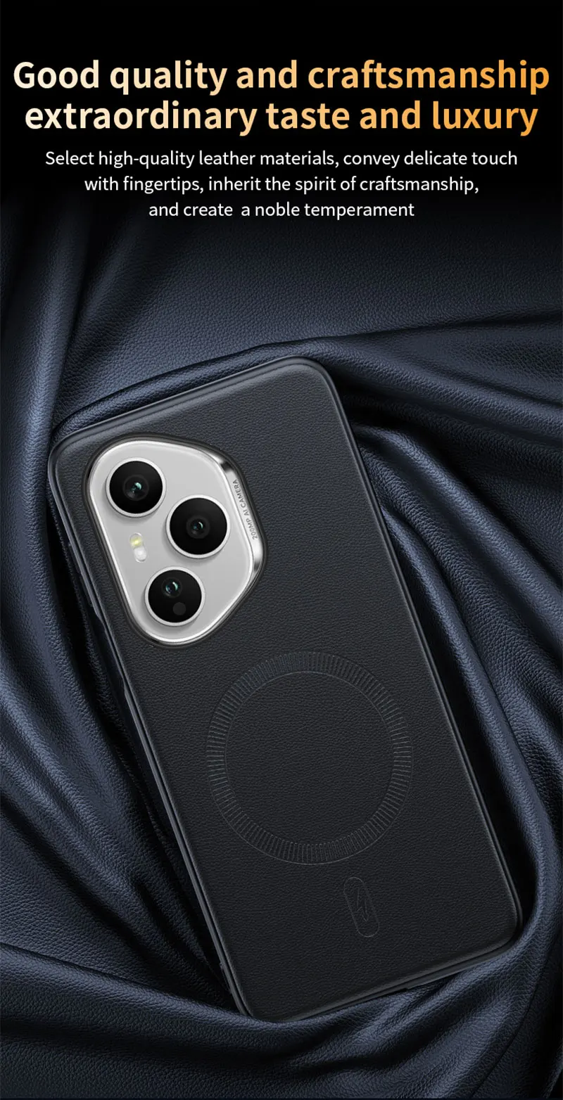 Für Honor 400 Pro Fall Magnetische Leder Schild Abdeckung Für Honor 400 Pro Hohe Qualität Anti-Fingerprint Nicht-Slip PC + TPU – Detail 8