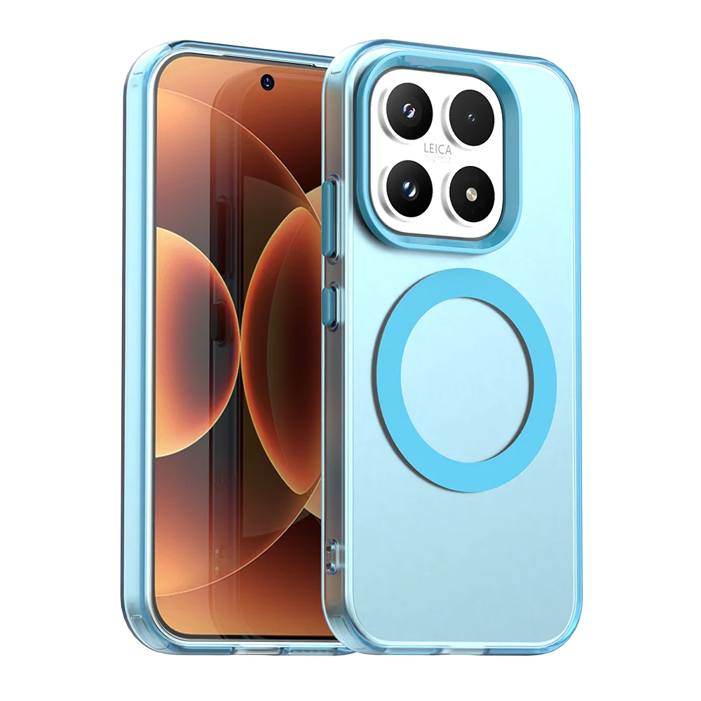 Translucent Candy Color Shockproof Protective Phone Case with Bumper