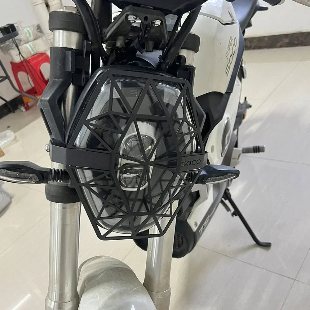 Neue 2022 fit super soco ts Scheinwerfers chutz halter Metall grill abdeckung schutz für super soco ts – Detail 2