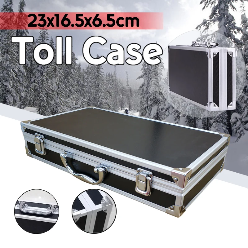 

Potable Aluminum Tool Box Safety Equipment Instrument Case Box Aluminum Storage Toolbox Waterproof Shockproof Tool Case Suitcase