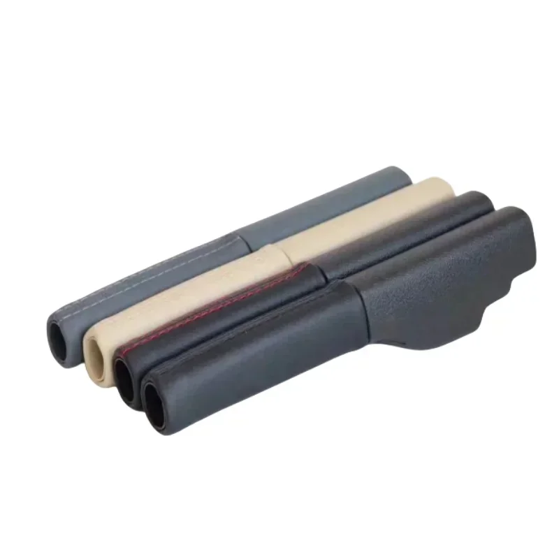 Leather Handbrake Cover For VW Jetta GLI Golf 5 6 Rabbit GTI MK5 6 EOS Hand Parking Auto Interior Accessories 1K0711461A hand brake cover
