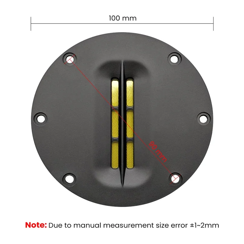 Tweeter Treble 2Pcs 8ohm HiFi Ribbon Tweeter for Home Movie Theater Car