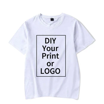 Fashion T Shirt Women Men Summer Customized Printed Tee Shirt DIY Photo Logo Brand Text Tshirt Personalize Your Clothing Shirt 1