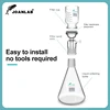 JOANLAB 1000ml Vacuum Filter Apparatus Lab Equipment Glass Filter Sand Core Liquid Solvent Membrane Filter With Rubber Tube 3