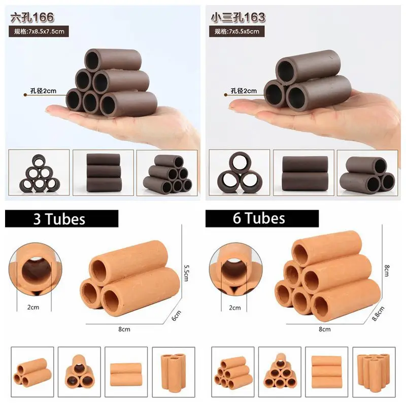 Argilla Acquario Decorazione Pesce Gamberetti Gioca Nascondere Grotta Rifugio Betta Pesce Pleco Hideaway Allevamento Contenitore Accessori Per Acquari