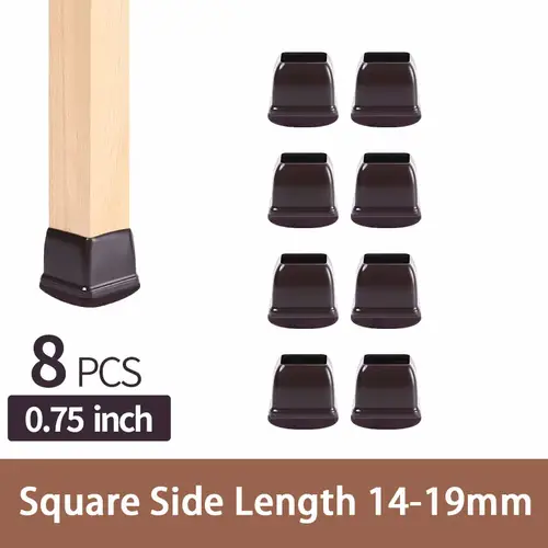 8PCS Upgraded Chair Leg Covers Silicone Anti-Slip Felt Furniture Feet Protectors from Scratches for Hardwood Floor Reduce Noise - Image 9
