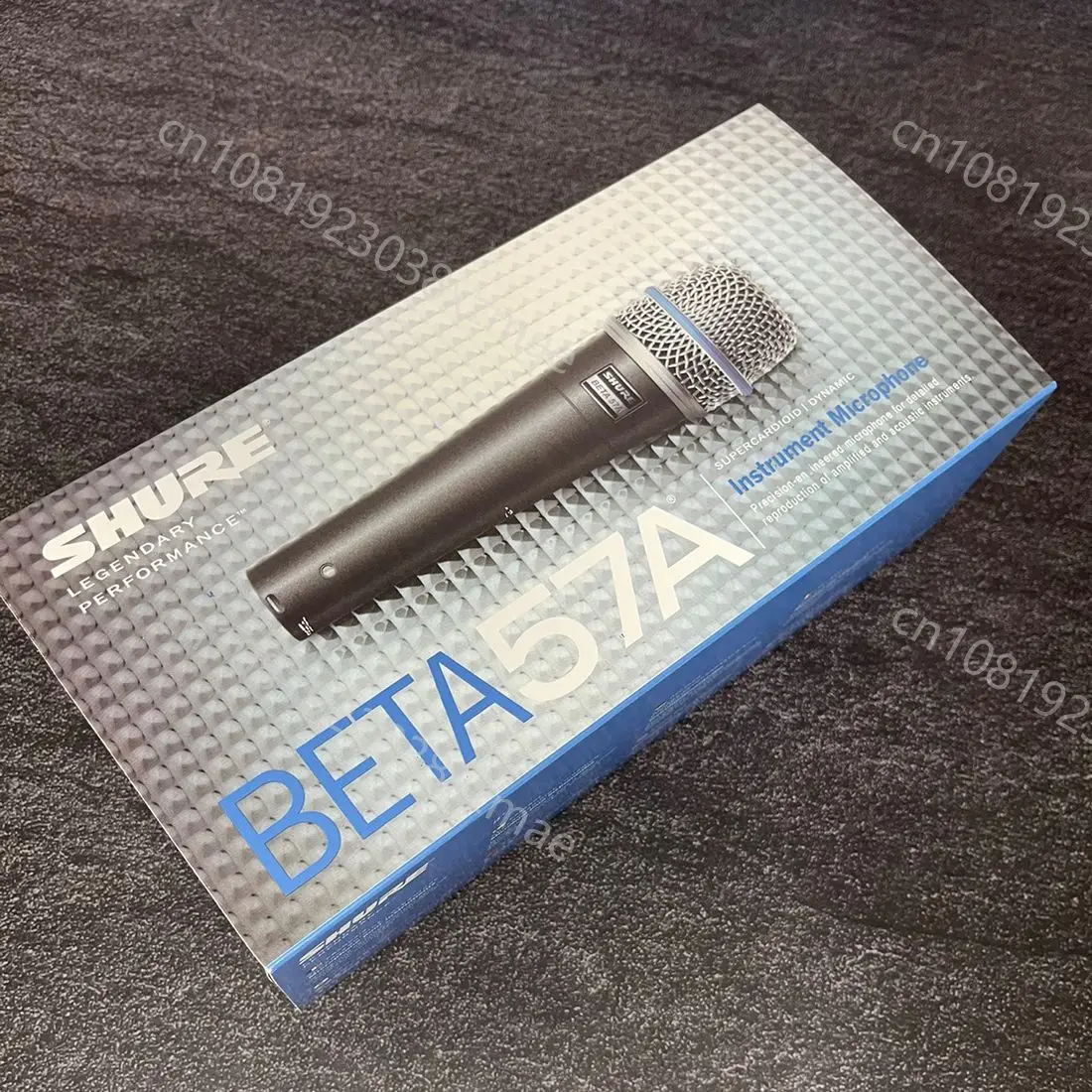 2PCS SHURE BETA 57A Microphone Wired Dynamic Home Amp Studio Recording Handheld Mic for Karaoke Bar Stage Live Performance