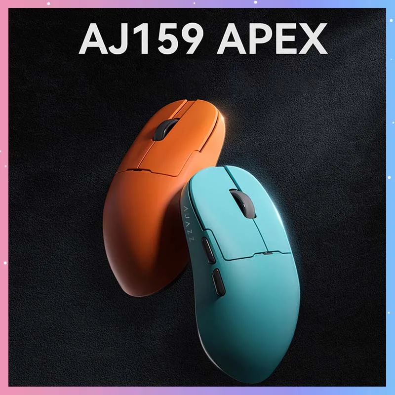 

AJAZZ AJ159APEX Mouse 3-mode 2.4G BT Wired PAW3950 Sensor 30000DPI 8000HZ 750IPS Low Delay FPS Charging Dock Game Office Mouse