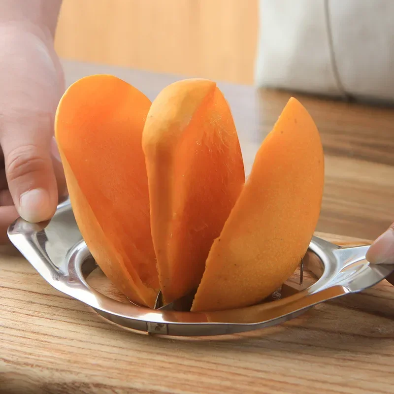 Fruit Tools Mango Slicer Mango Peel Knife Splitters Vegetable Tools Stainless Steel MangoCutters Corer Kitchen Peeler 1pc