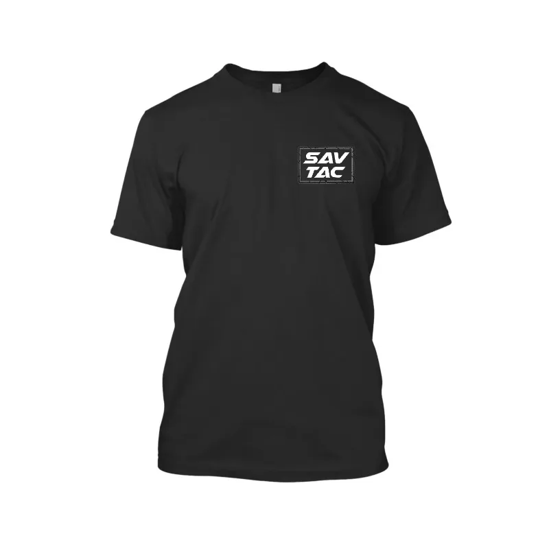 T-shirt da uomo per sport all'aria aperta, t-shirt tattica, t-shirt da uomo traspirante in cotone con scollo a O, a maniche corte, abbigliamento casual - immagine 3