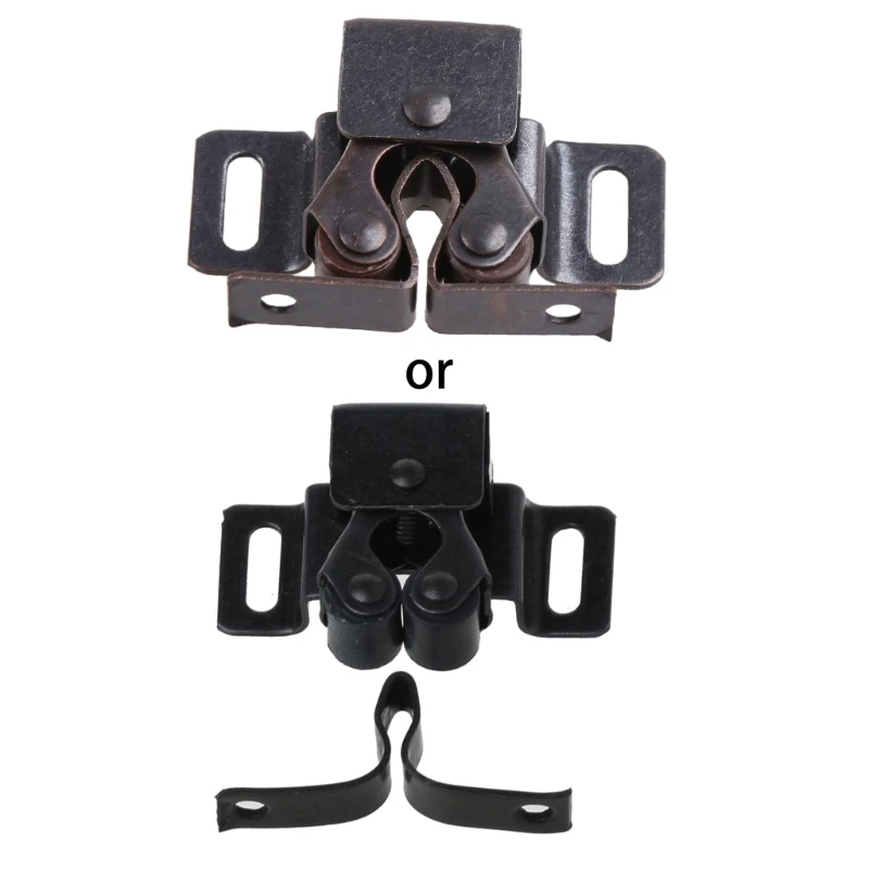 Retro Cabinet Wardrobe Door Double Roller Catch Ball for Latch Strong Hold Hardw Dropship