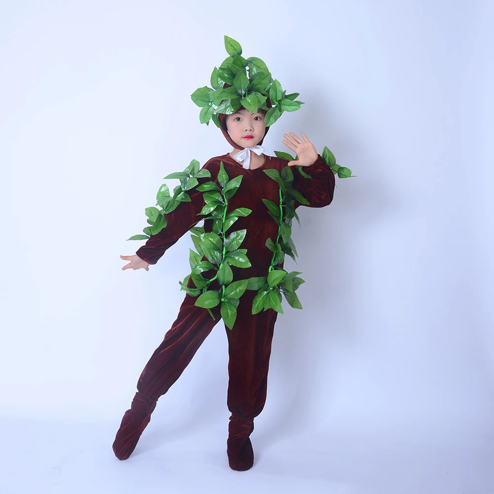 thumbnail image 1 of Disfraces de cosplay para niños, disfraces de baile, árboles verdes, ropa de actuación, disfraz de Halloween para niños, plantas, cosplay, 1 of 5
