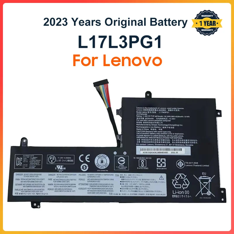 

L17L3PG1 Laptop Battery for Lenovo Legion Y530 Y530-15ICH Y730-15ICH Y7000 Y7000P L17C3PG1 L17C3PG2 L17M3PG1 L17M3PG3