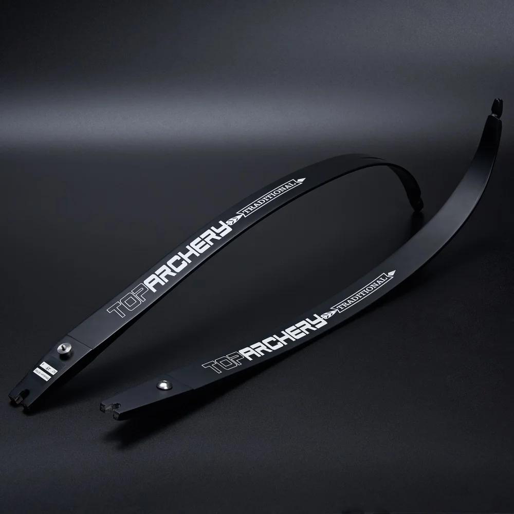 Toparchery-Black ILF Recurve Bow Limbs, Right or Left Hand, Takedown, Hunting Sports, Shooting Accessories, 1 Pair, 25-60lbs