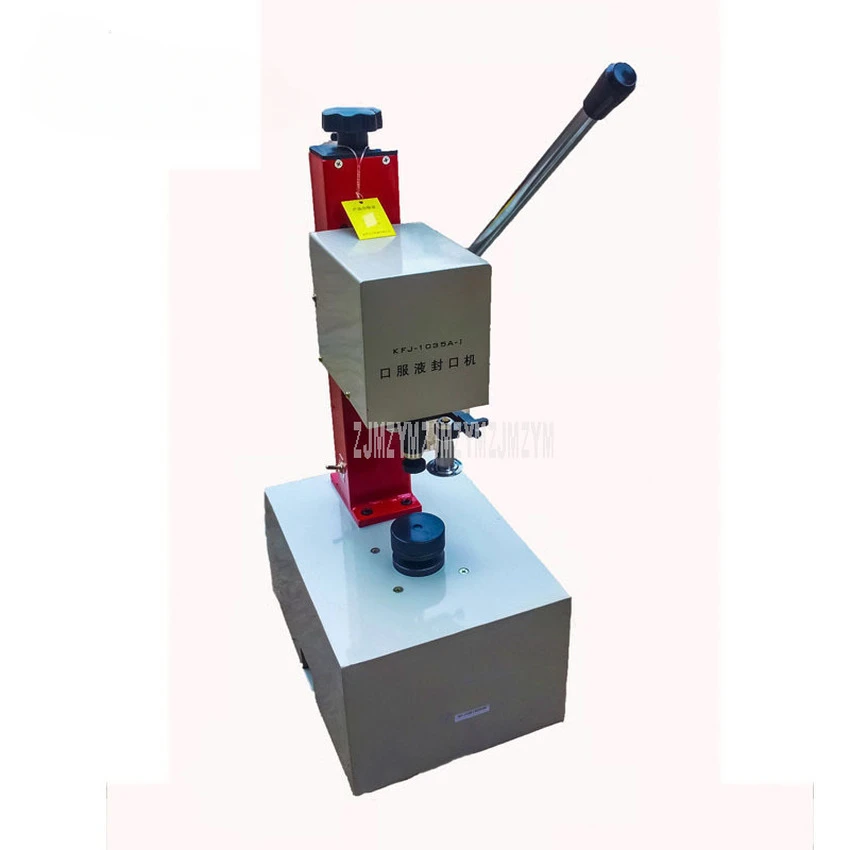 

10-35mm Bottle Cap Sealing Machine Electric Medicine Products Cosmetics Lid Packaging Mouth Locking 220V KFJ-1035
