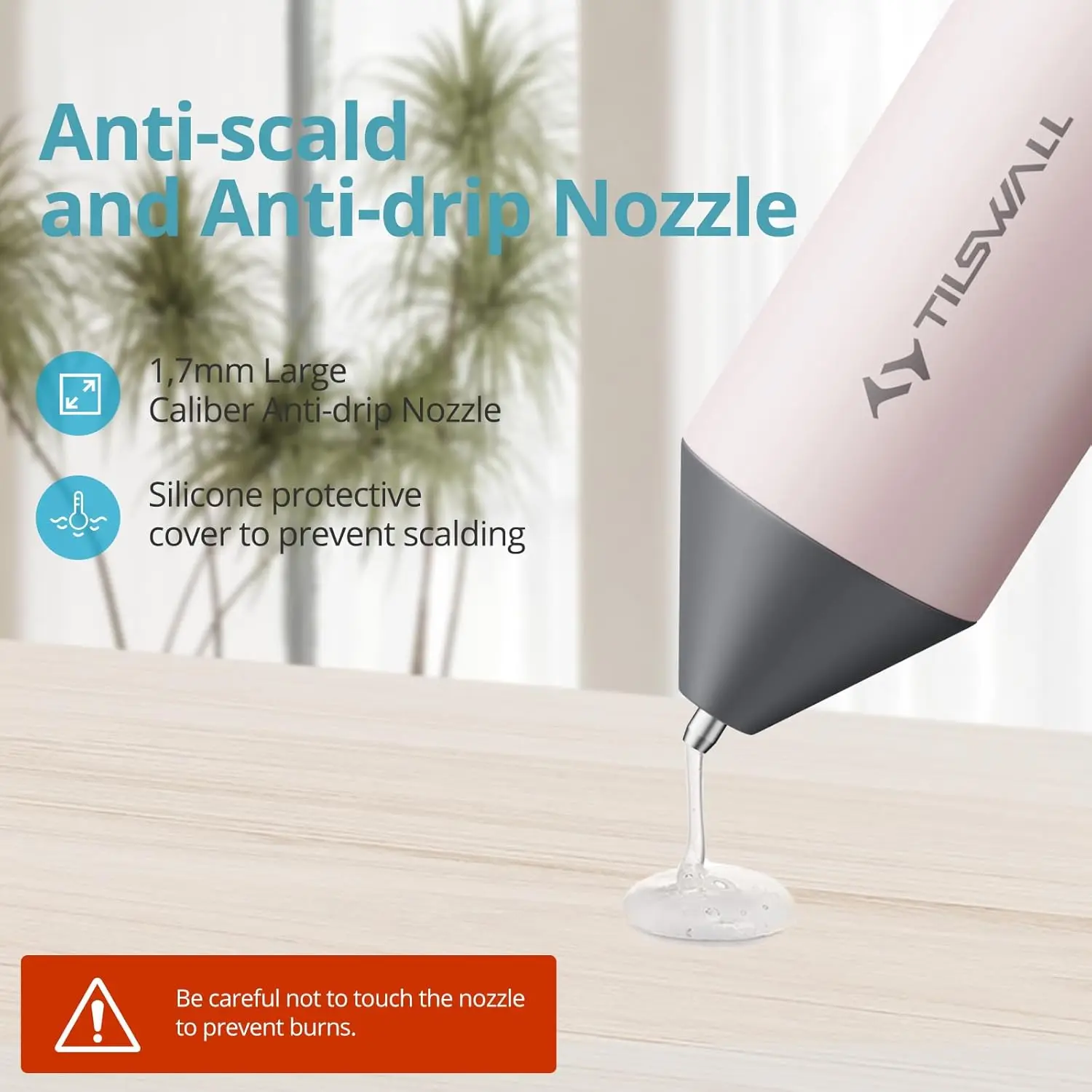 Cordless Hot Glue Gun, 30s Fast Preheating with 2Ah Built-in Battery, Hot Melt Glue Gun with 20pcs Premius Glue Sticks, Smart