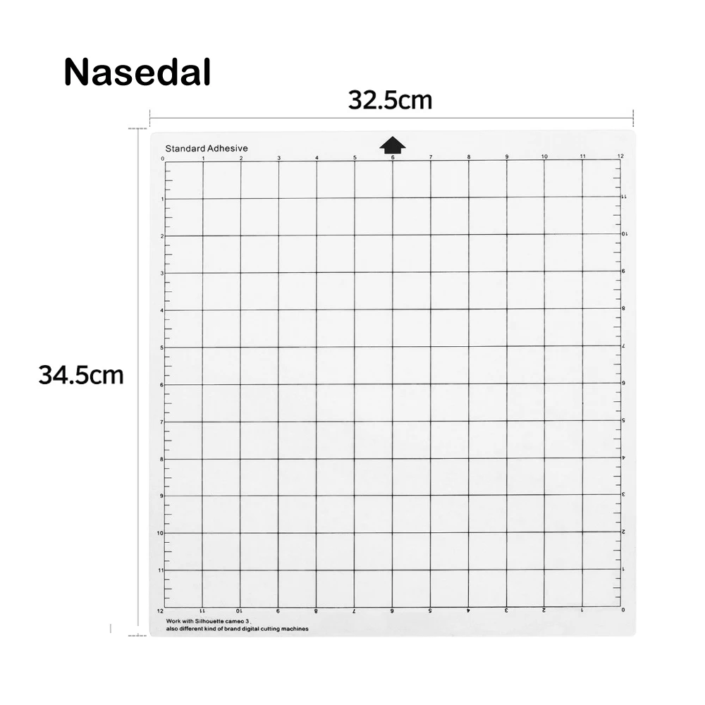 3pcs Replacement Cutting Mat Adhesive Mat Pad with Measuring Grid Paper  Cutting Board for Silhouette Cameo Plotter Machine - AliExpress