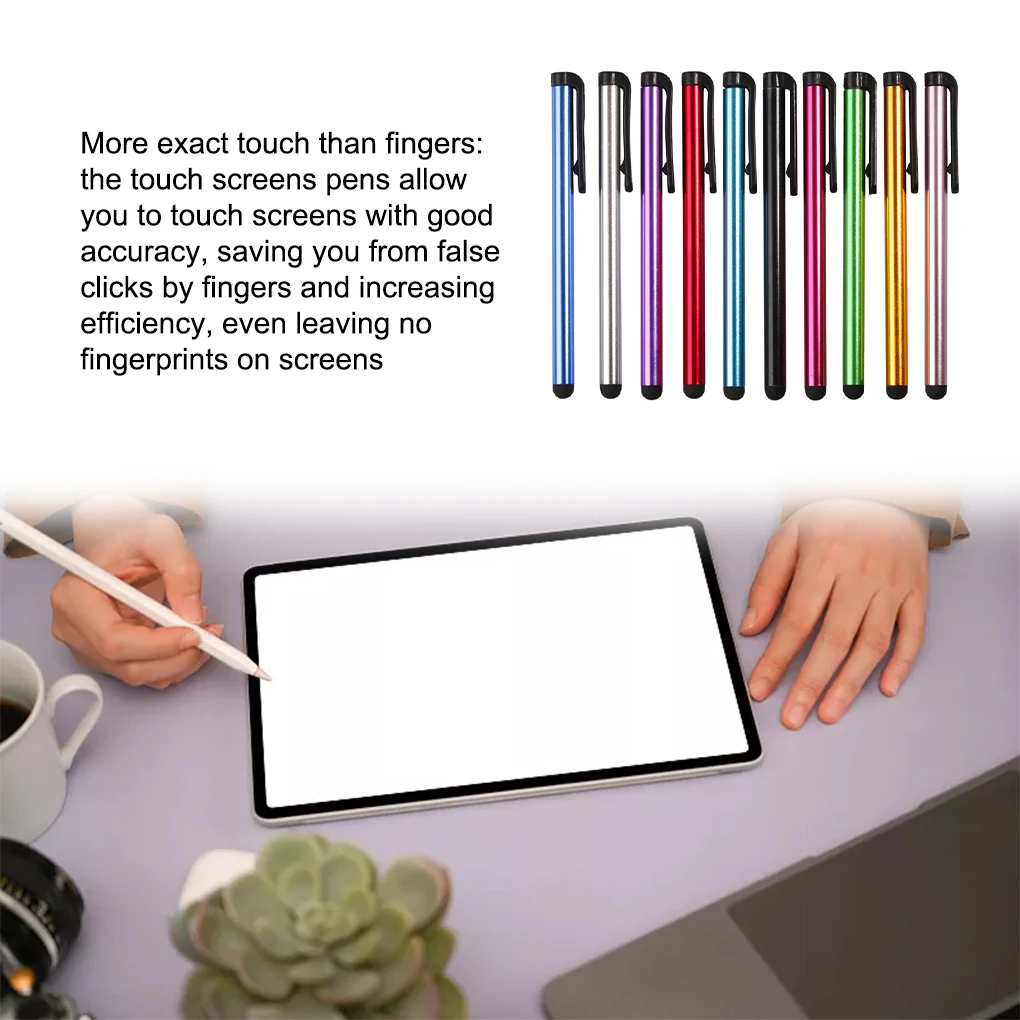 

2/3 10 Pieces Touch Screen Pen Tablet Capacitive Pencil Portable Drawing