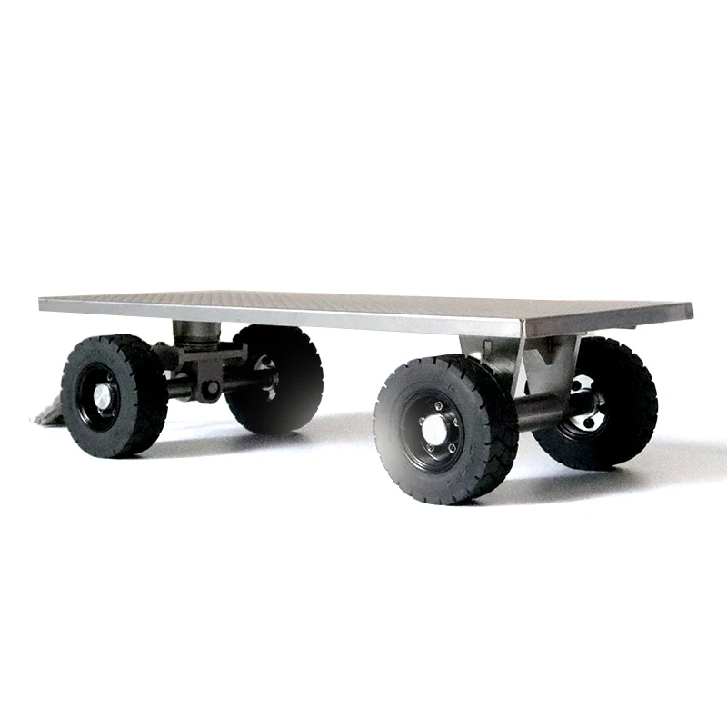 JDM 1/14 Metal Trailer For Hydraulic RC Forklift Remote Control Truck Tractor TAMIYAA LESU Outdoors Toy For Boy Gift TH18490 2