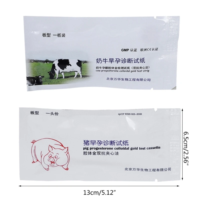 Pregnancy Test Strip Cattle Cow Early Pregnant Testing Tool Safety Detection