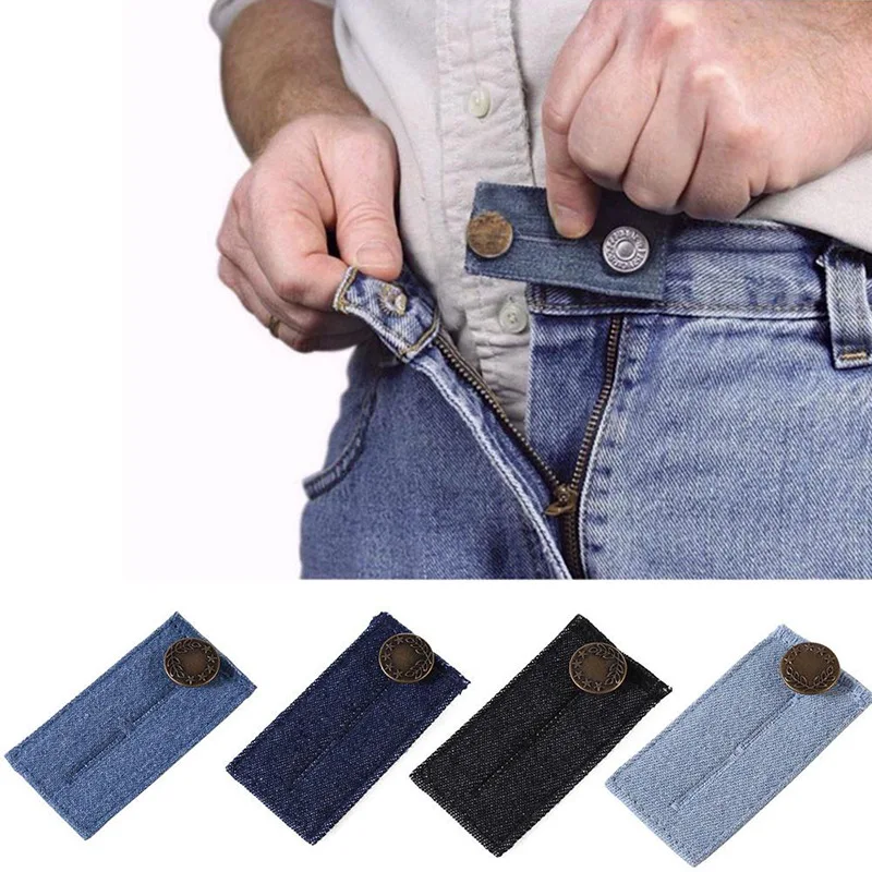 Jeans Waist Expander Button Pant Extender Button Belt Extension Buckle  Denim Buckle Waist Extension Buckle Fat Waist Extension - AliExpress