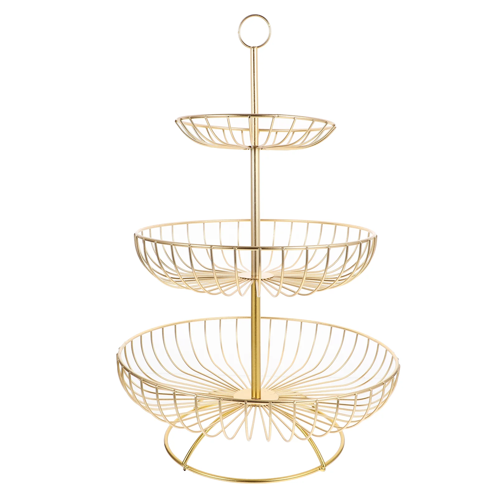 

Metal Fruit Basket Kitchen Accessories Metal Basket For Vegetable Storage Bread Rack Layer Metal Basket Family Fruit Rack