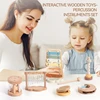 Montessori Wooden Instrument Set Baby Early Musical Educational Interactive Toys Multi-functional Newborn Cloud Instrument Gifts 2