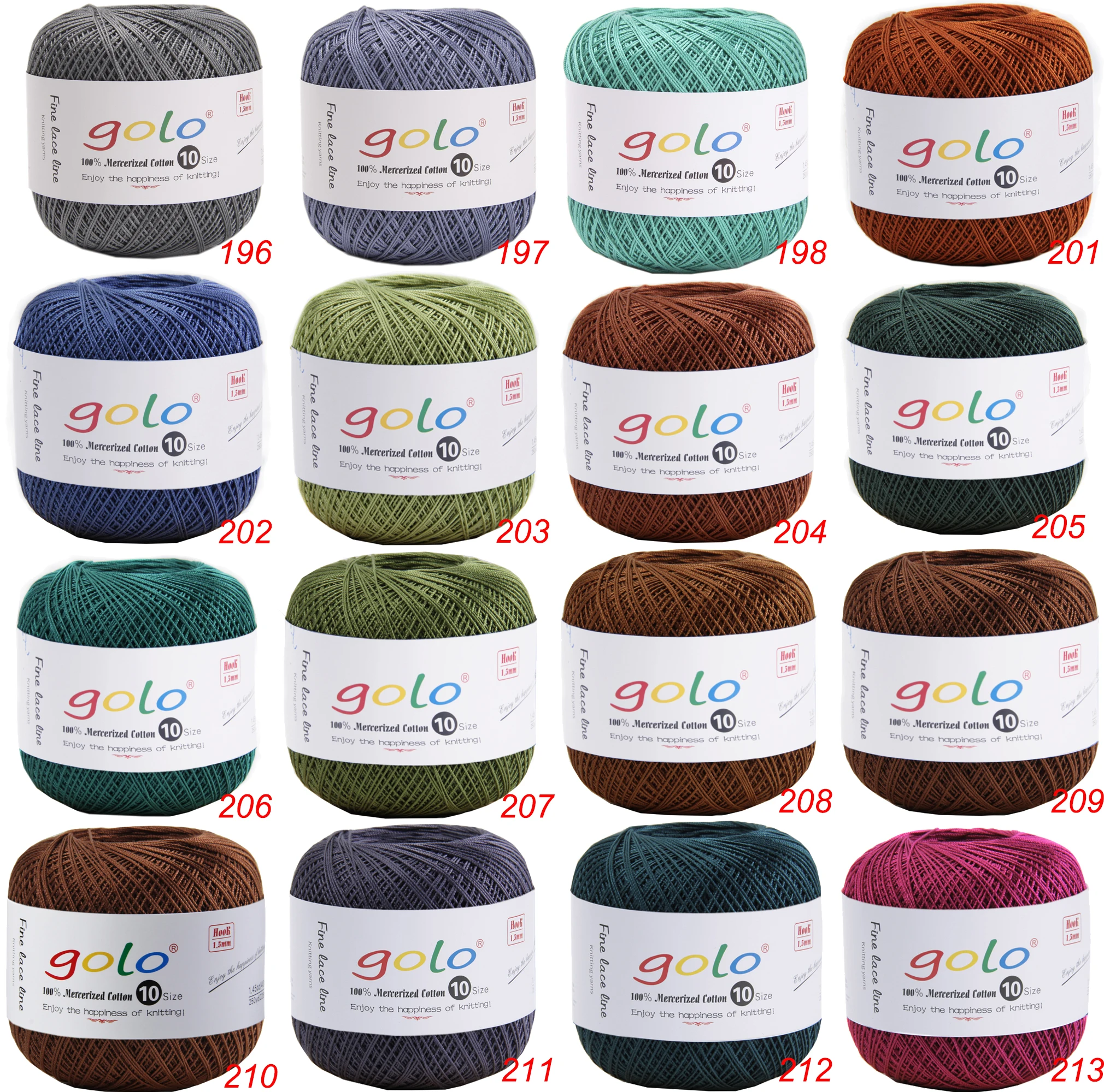 Description Picture 6 of itemCrochet Thread Size 10 Yarn for Hand Knitting Crochet Yarn for Knitting Lace thread