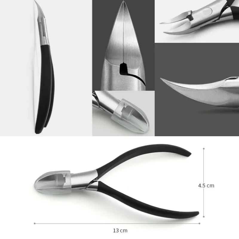 Paronychia Improved Stainless Steel Nail Clippers Trimmer Ingrown Pedicure Care Professional Cutter Nipper Tools Feet Toenail toe nail clipper nail clipper set nail clipper nail scissors set nail clippers manicure set manicure sets manicure nail clipper set nail clippers kit