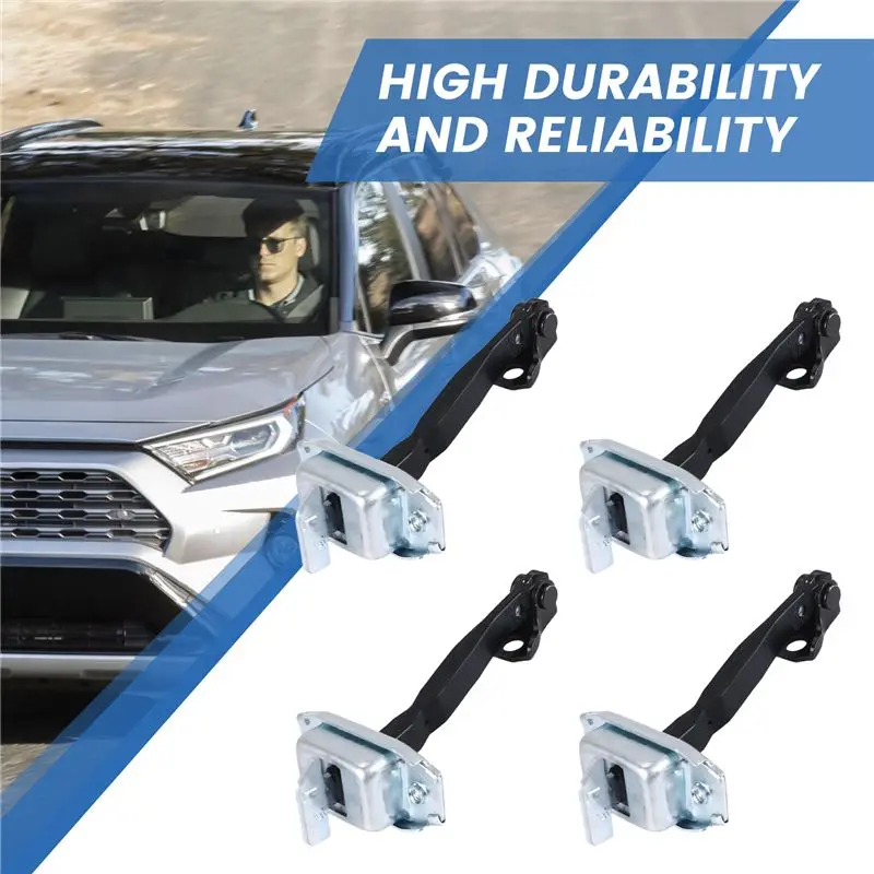 BB-도어 체크 스트랩 스토퍼 잼 힌지 도어 리미트 스톱 68610-0R020 68630-0R020 토요타 RAV4 ACA3 2006-2015용