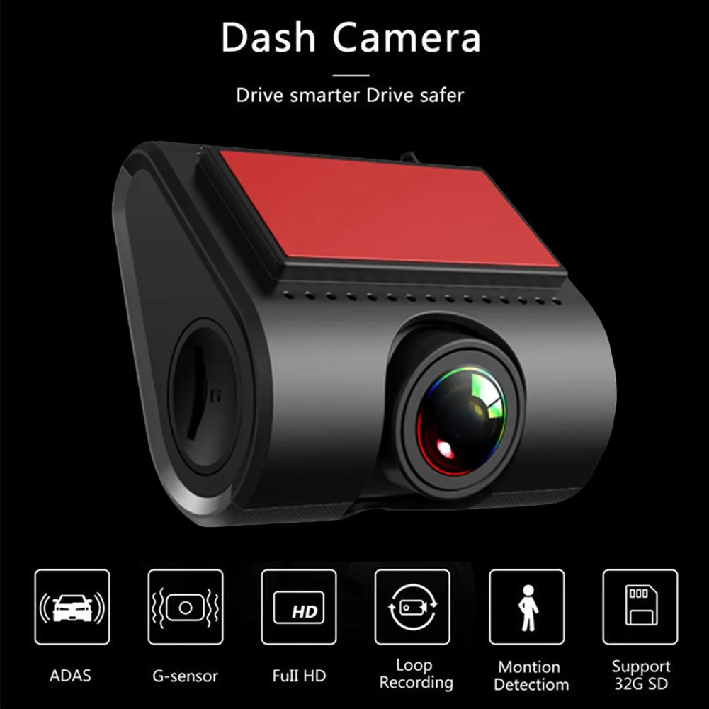 1PCS 720P 30fps Driving Recorder For Rear-mounted Player Cars USB ADAS Driving Recorder Dash Cam Starlight Night Version Camera