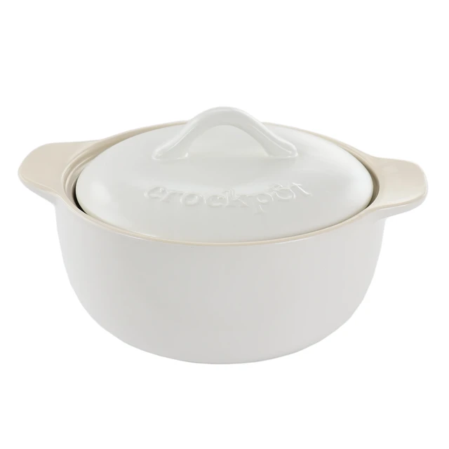 Crock-Pot 2.3 Qt.Stoneware Round Casserole with Lid & Reviews